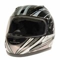 Raider Helmet, Octane-Blk/Silver/Grey-Xl 55-568S-16